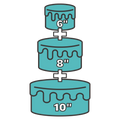 2 & 3 Tier Cake Stacking