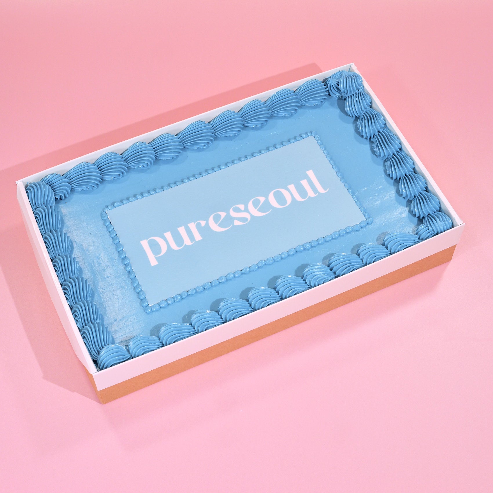 Corporate Colour-Matched Sheet Cake with Logo