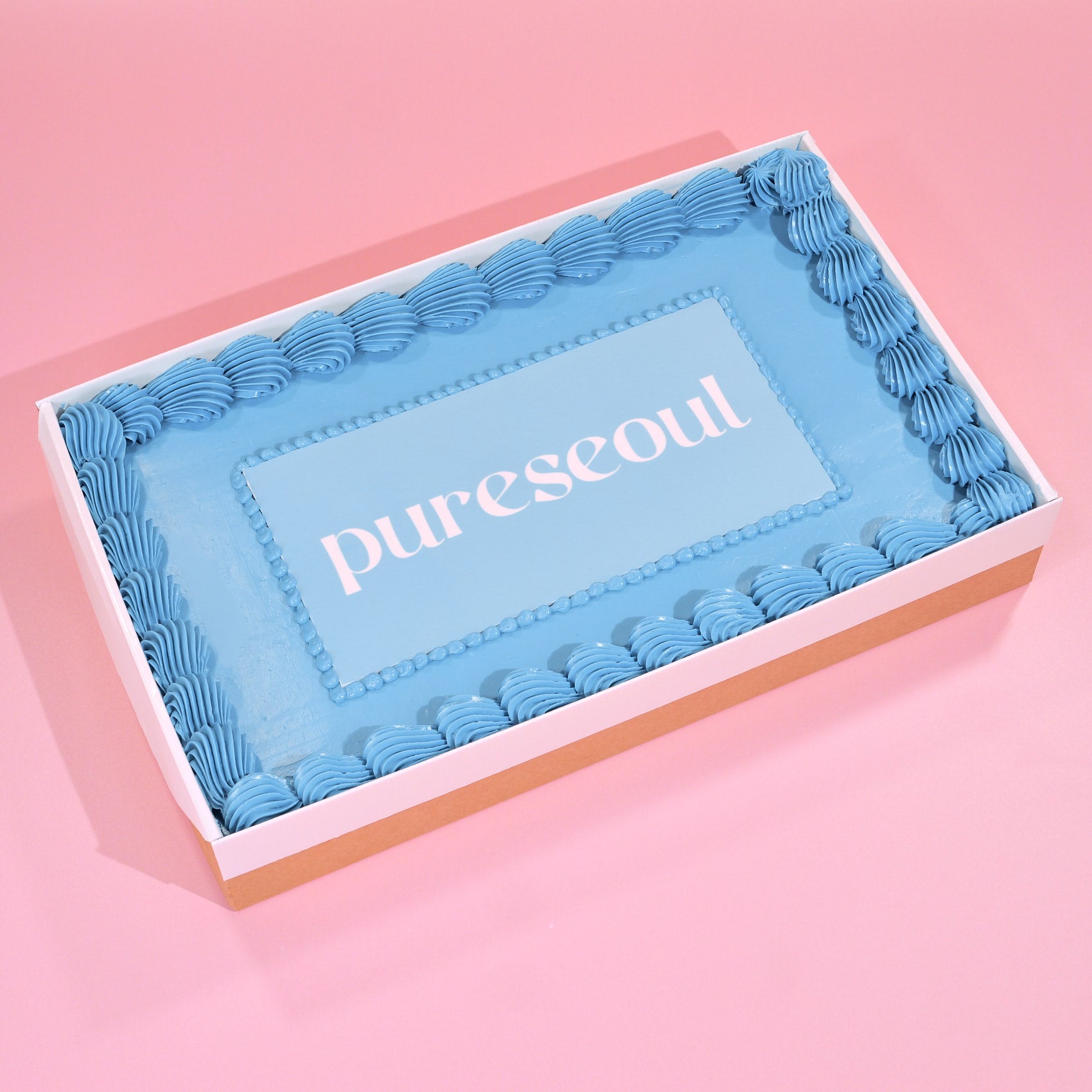 Corporate Colour-Matched Sheet Cake with Logo