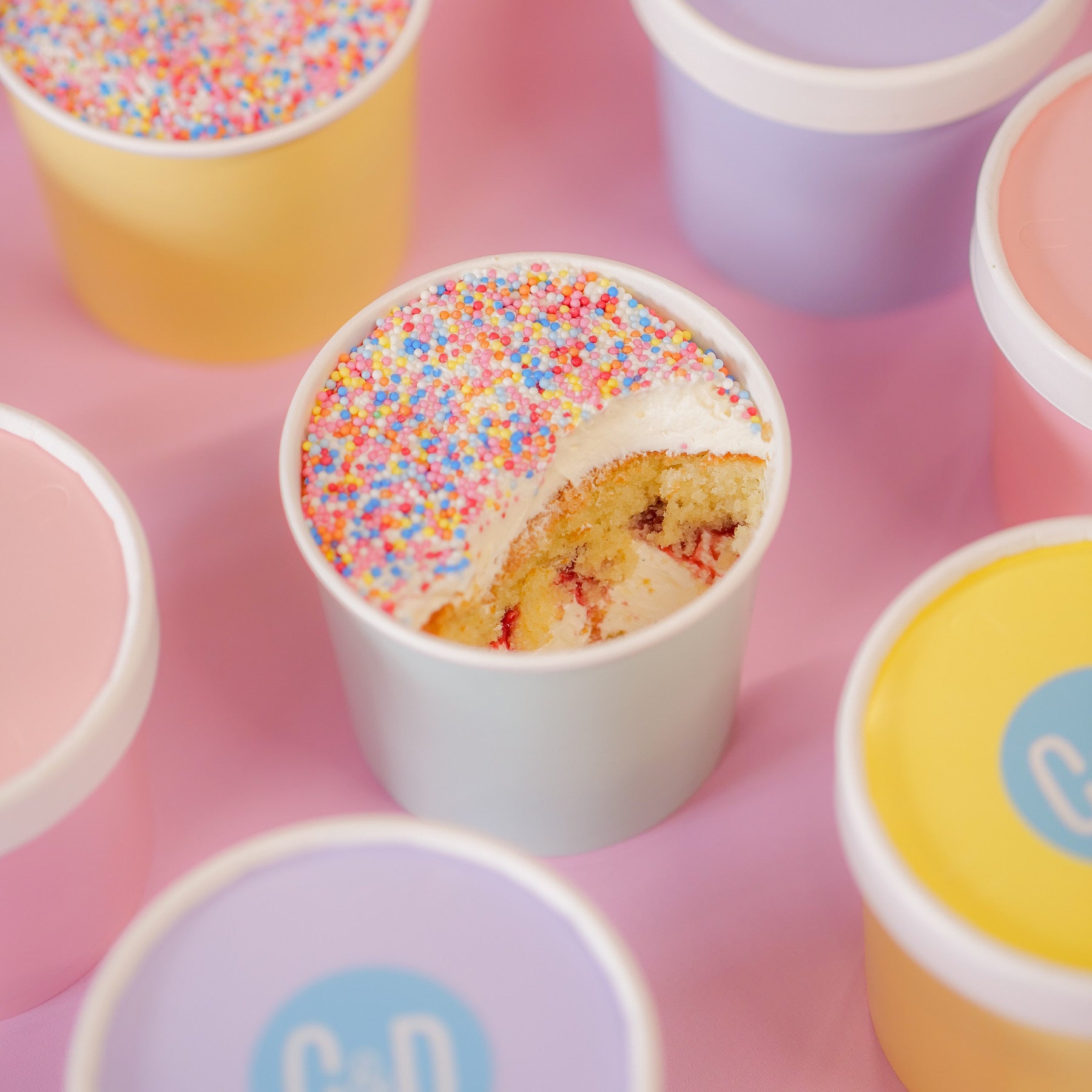 Corporate Dot Cakes