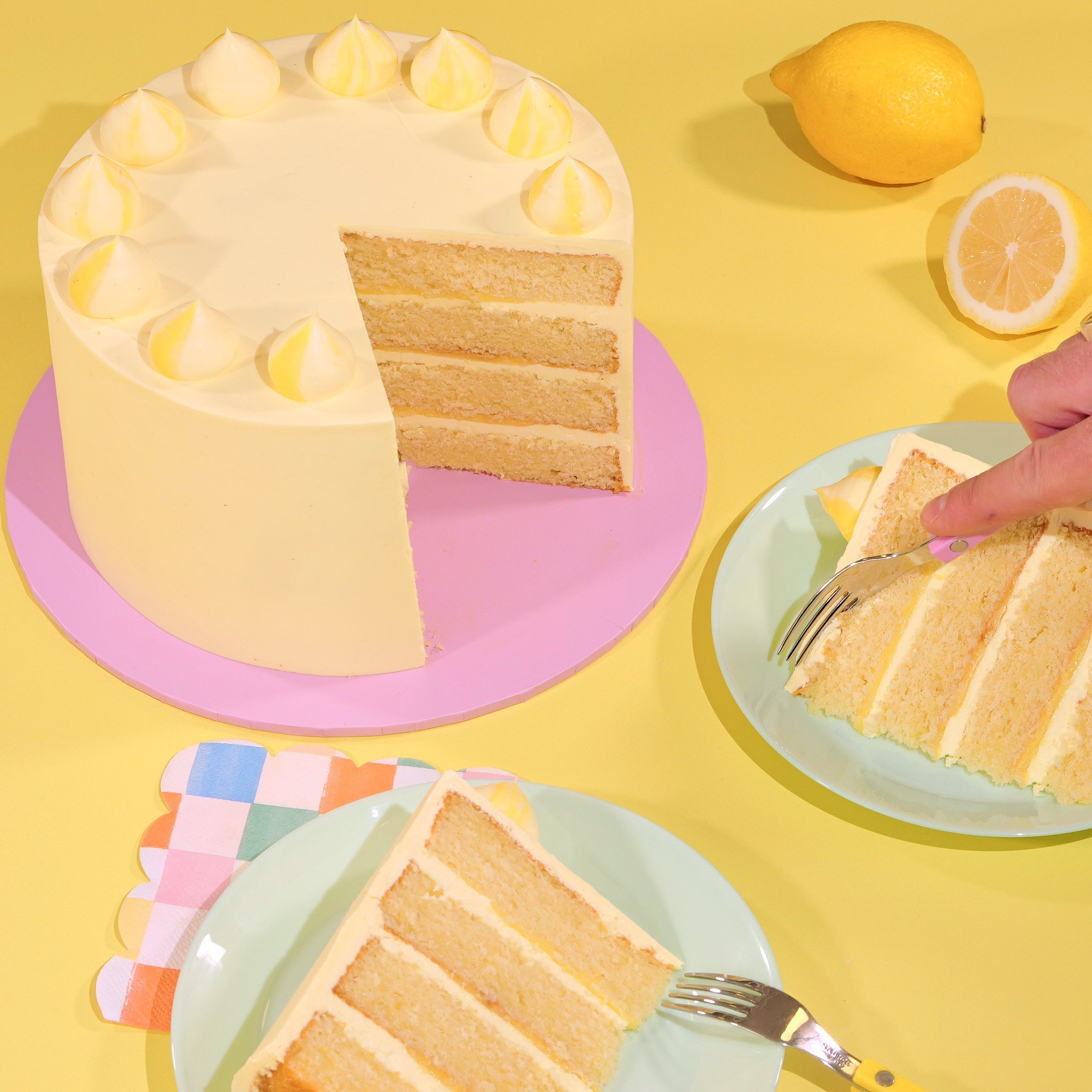Classic Lemon Drizzle Cake  Crumbs & Doilies
