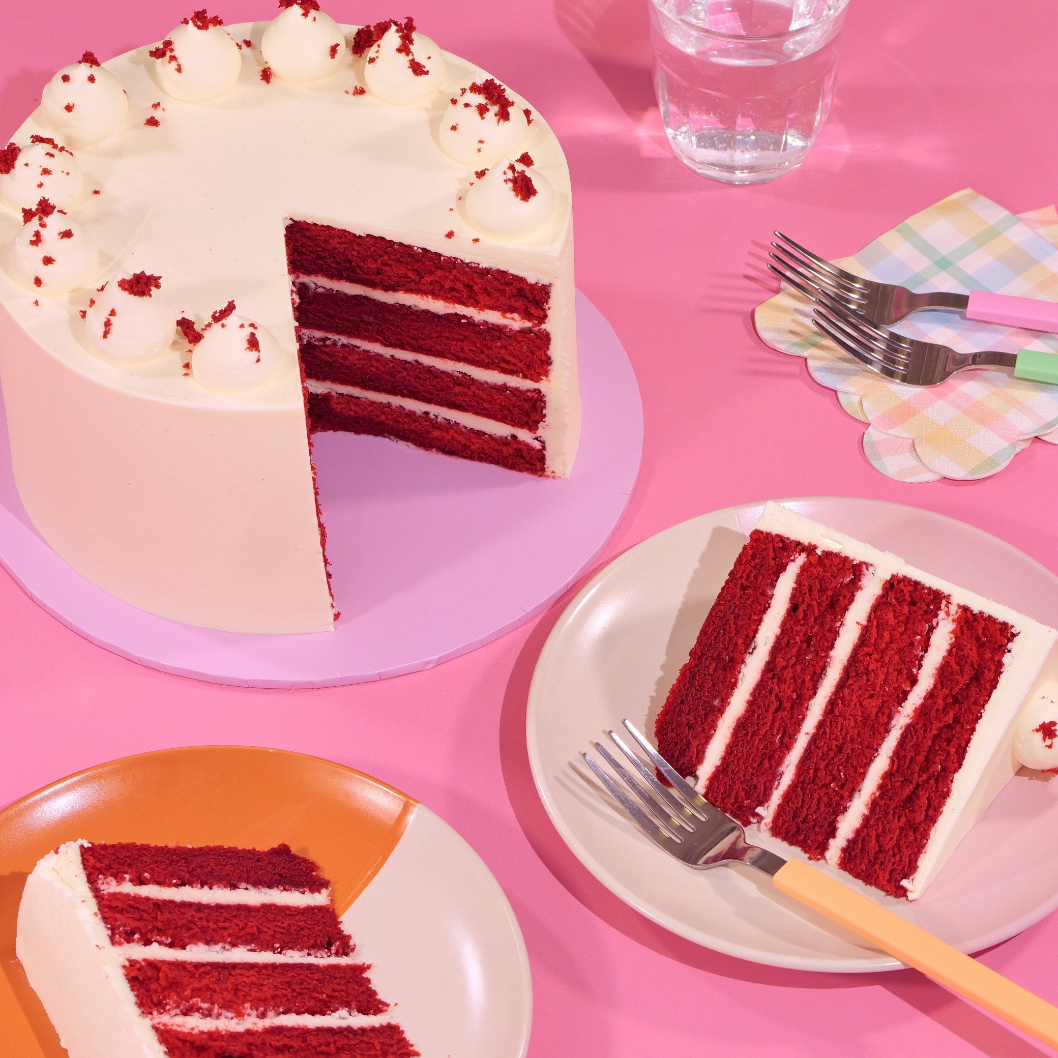 Classic Red Velvet Cake  Crumbs & Doilies