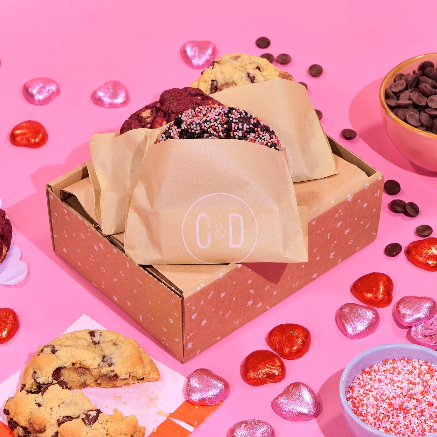 3 x Valentine's New York Cookies