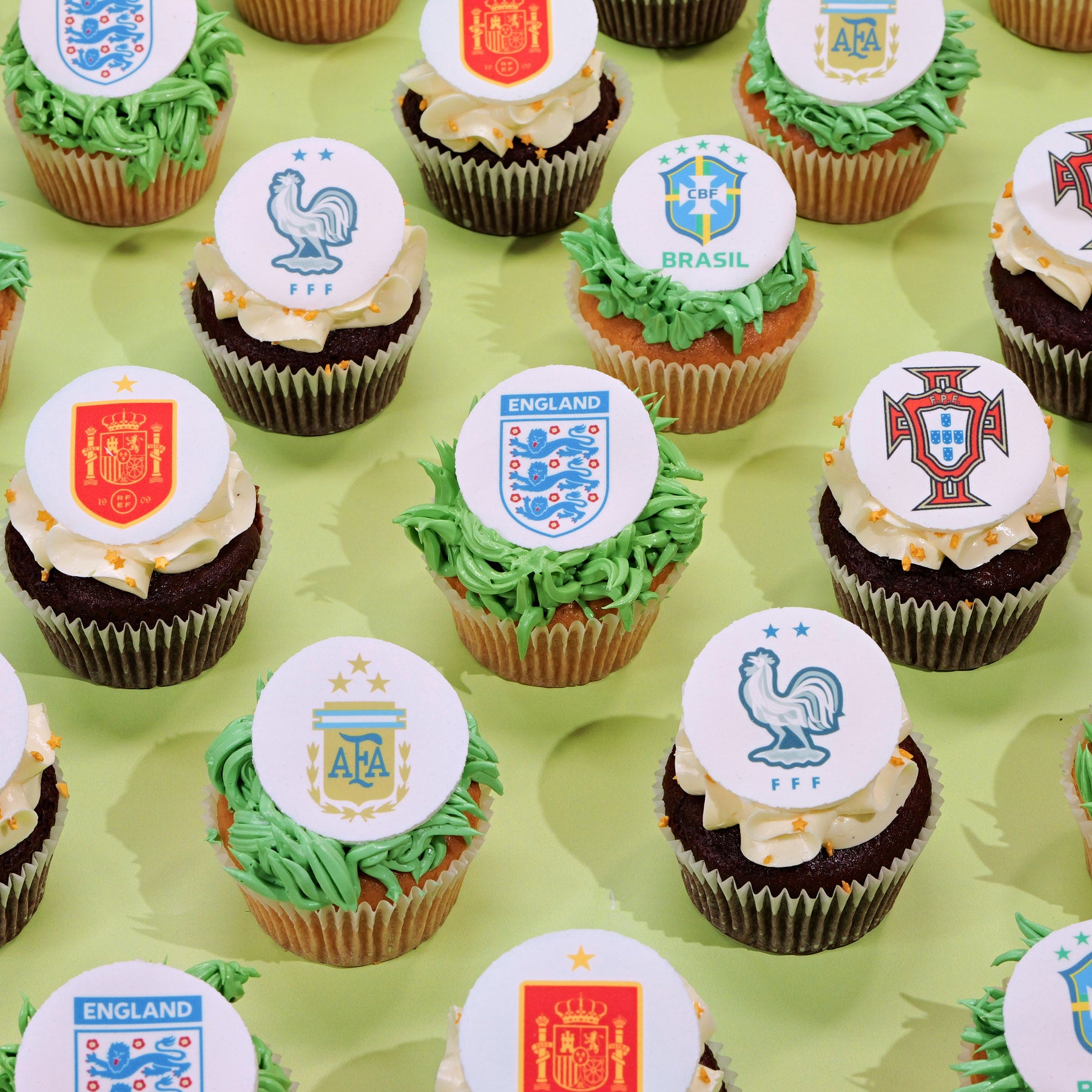 World Cup Cupcakes